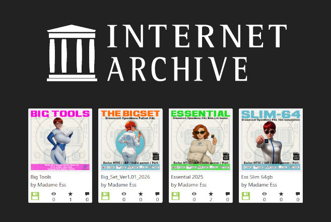 Maj du Bigset, Archive.org, site modifié et… Bonne année&nbsp;!!